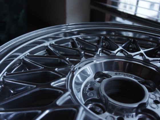 BBS 4-Loch Felge BMW E30 Hochglanzverdichtet