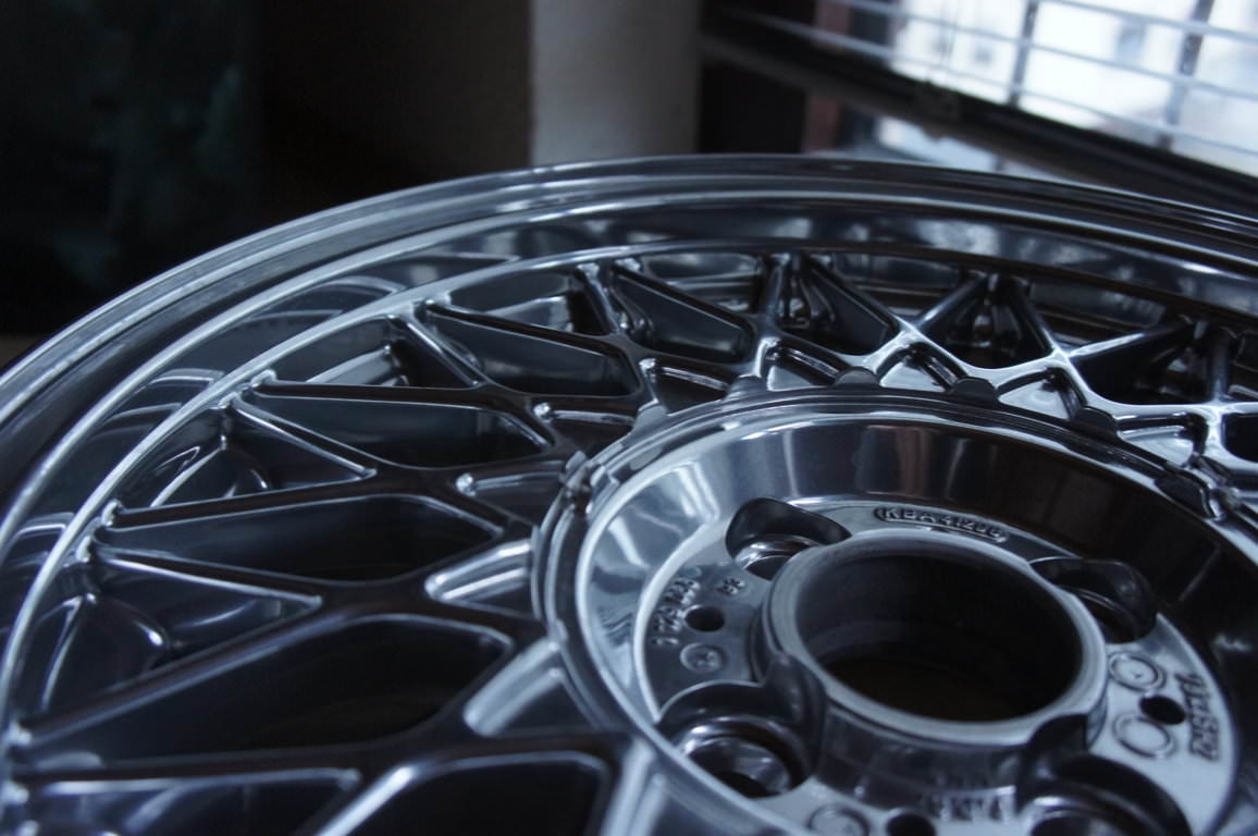 BBS 4-Loch Felge BMW E30 Hochglanzverdichtet