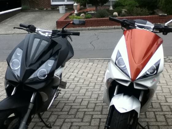 so mal ne kleine roller tour und mein neues frontdreieck
