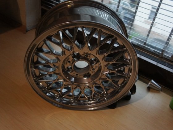 BBS 4-Loch Felge BMW E30 Hochglanzverdichtet