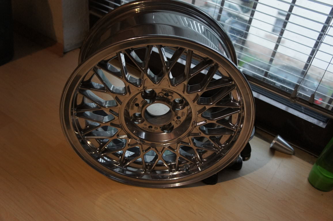 BBS 4-Loch Felge BMW E30 Hochglanzverdichtet