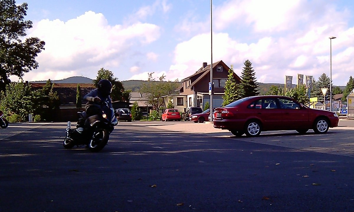 mit red-racer unterwegs:)