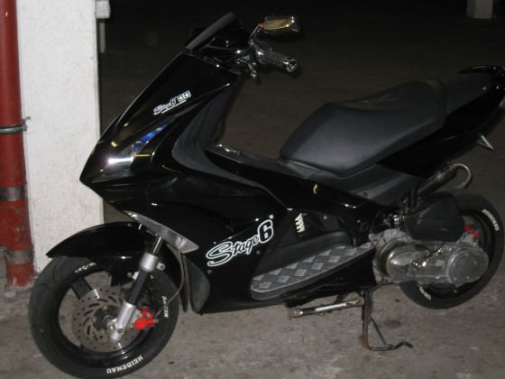 Sticker dran