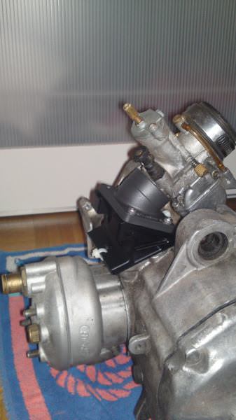 Zu verkaufen! ;) Stage6 Racing, R/T Spacer, 21er Keihin, Motorblock mit Radnabe, Variodeckel, Ueberstroemer geflowt, angepasst auf Overk..