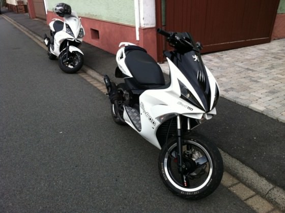 Aktuell, vorne MEINER, hintere ICE_Racer.