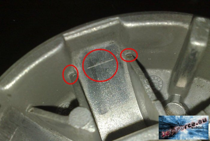 Kerben in der vario+ungewöhnlich abgenutzte rollen...