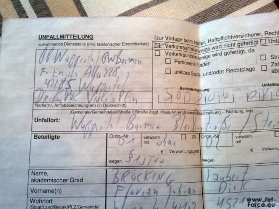 so das mir manche den unfall nicht glauben ne :D