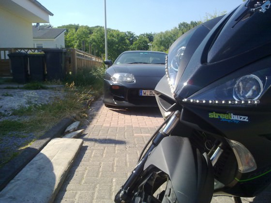 Der Supra vom kollegen und mein scoot
