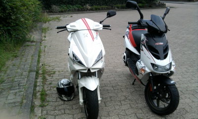 Kumpel und ich am heitzen