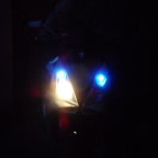 blaue standlichter
