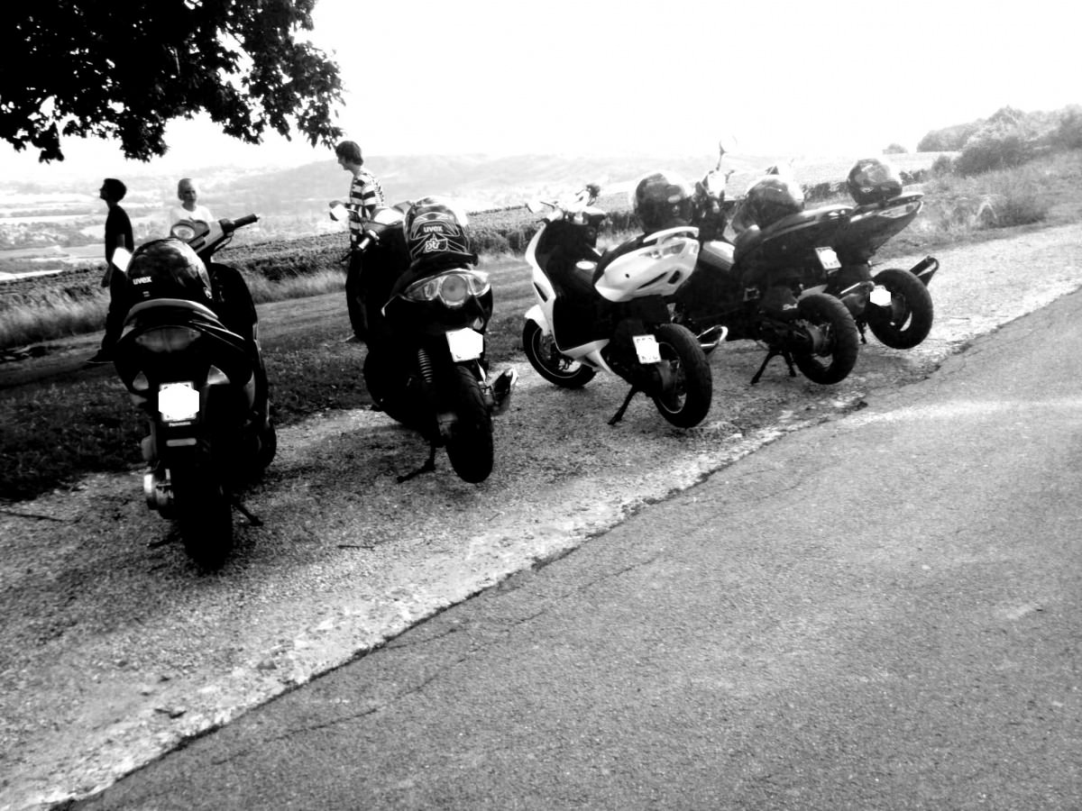 black & white!