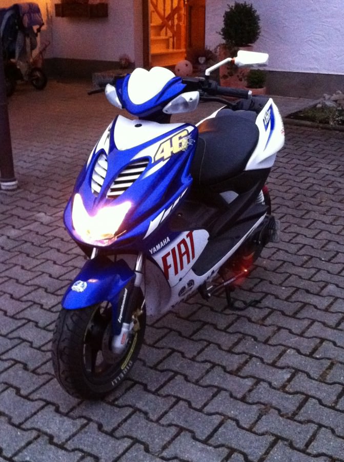 Heute das erste mal wieder Roller aus der Garage geschoben nach 6 Monaten :D