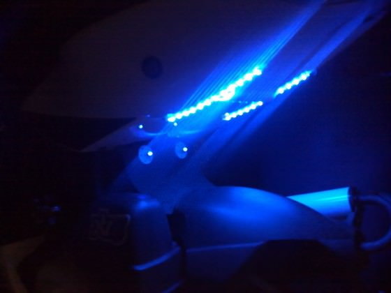 Mein Jet mit LED`s ;-)