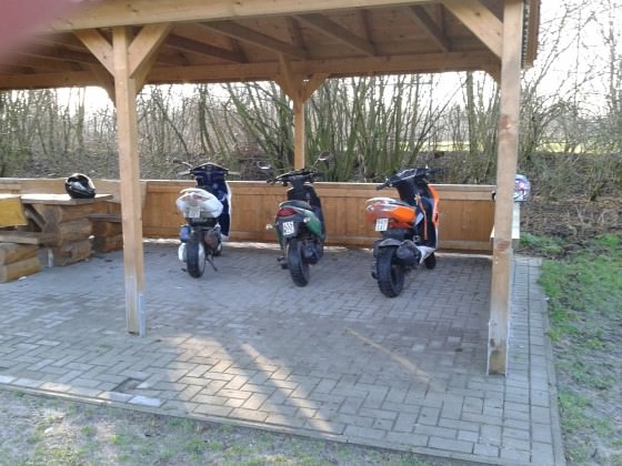 etwas mit ein paar freunden geheizzt