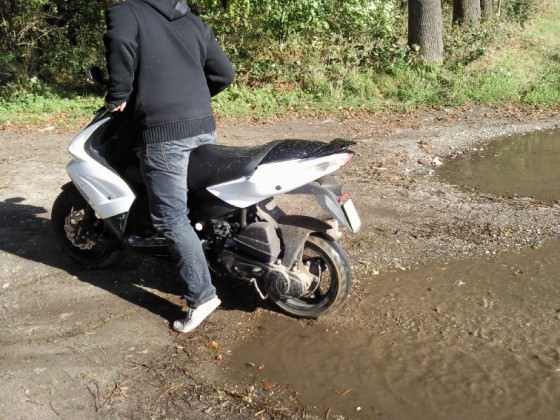 Roller dreckig machen :o