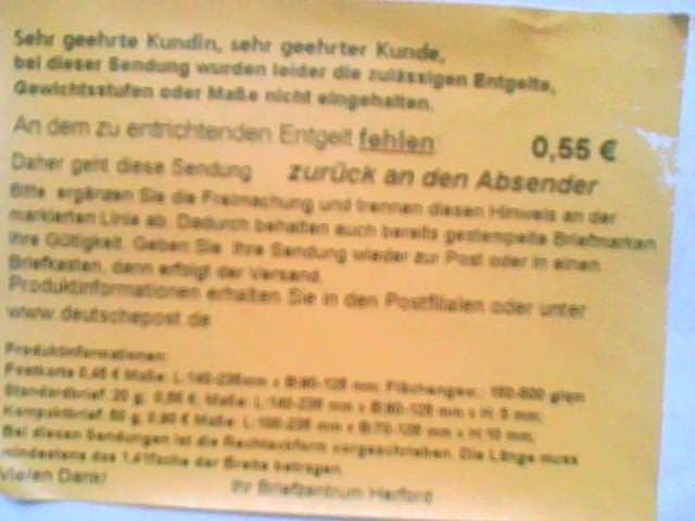 verarsche?