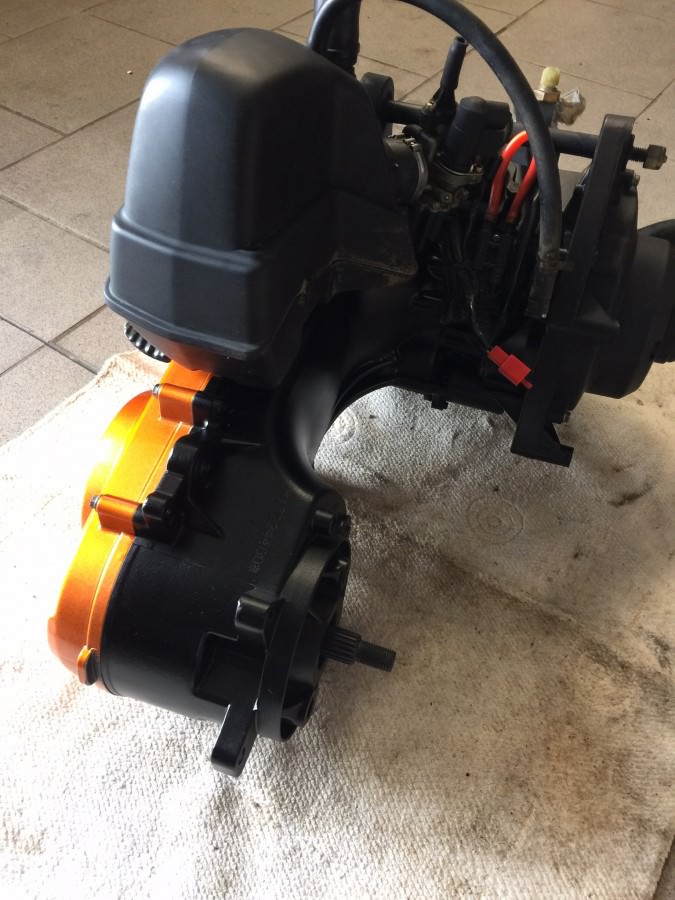Motorblock fast fertig