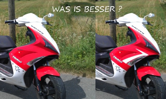 sticker ab oder dran lassen? :)