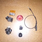 DellOrto 19mm Black Edition + Polini Choke + geraden Ansaugstutzen  und Abstimmset 88-110