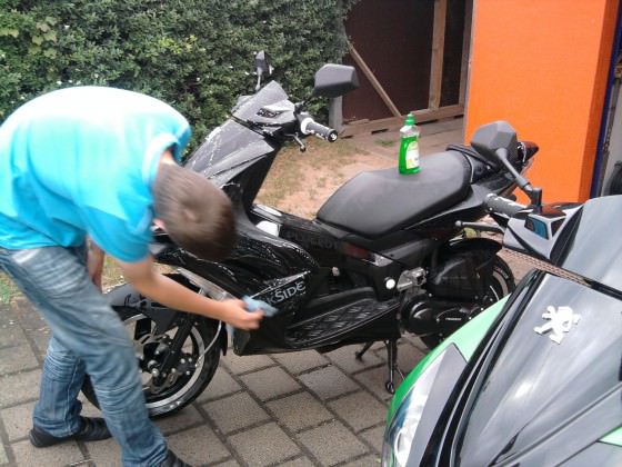 hihi beim waschen