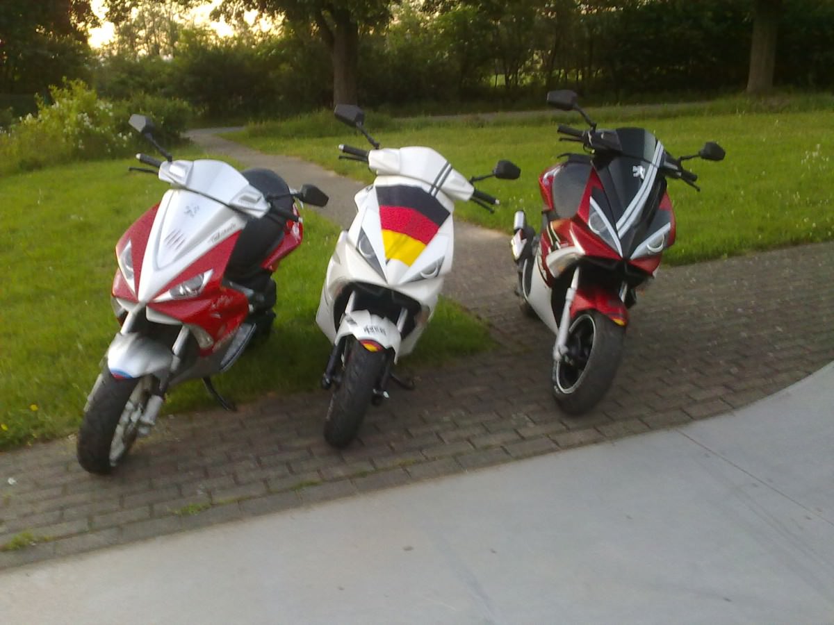 Lil Crank, Ice_Racer, Ich              und mein neuer roter BB ^^