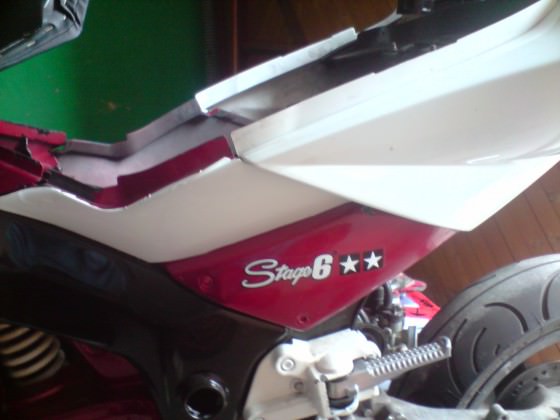 beklebte teile am scoot
