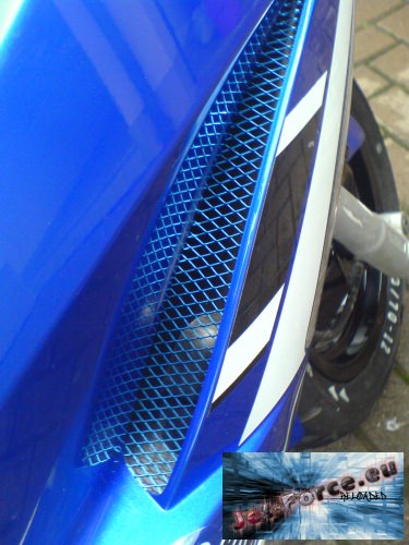 Racinggitter in den Luftschlitzen