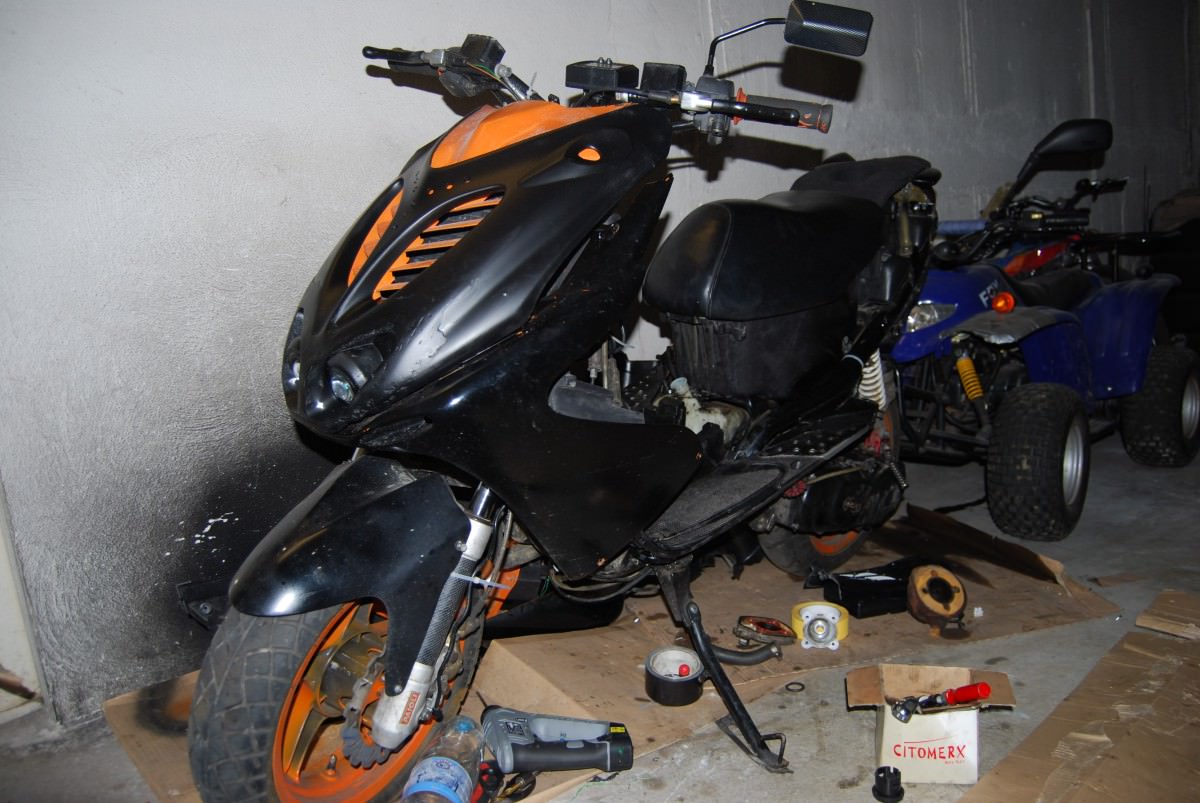 front gespachtelt :D