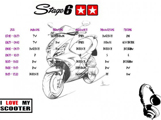 Neuer Stundenplan :D