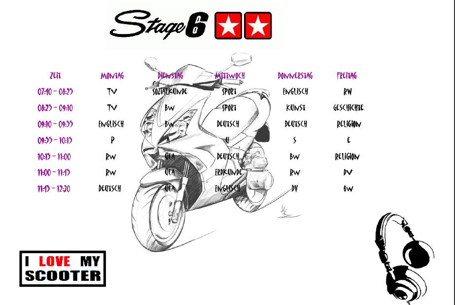 Neuer Stundenplan :D