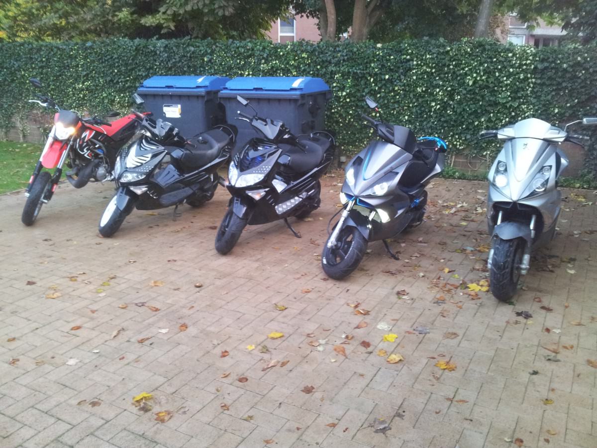 Chillen vor der Werkstatt