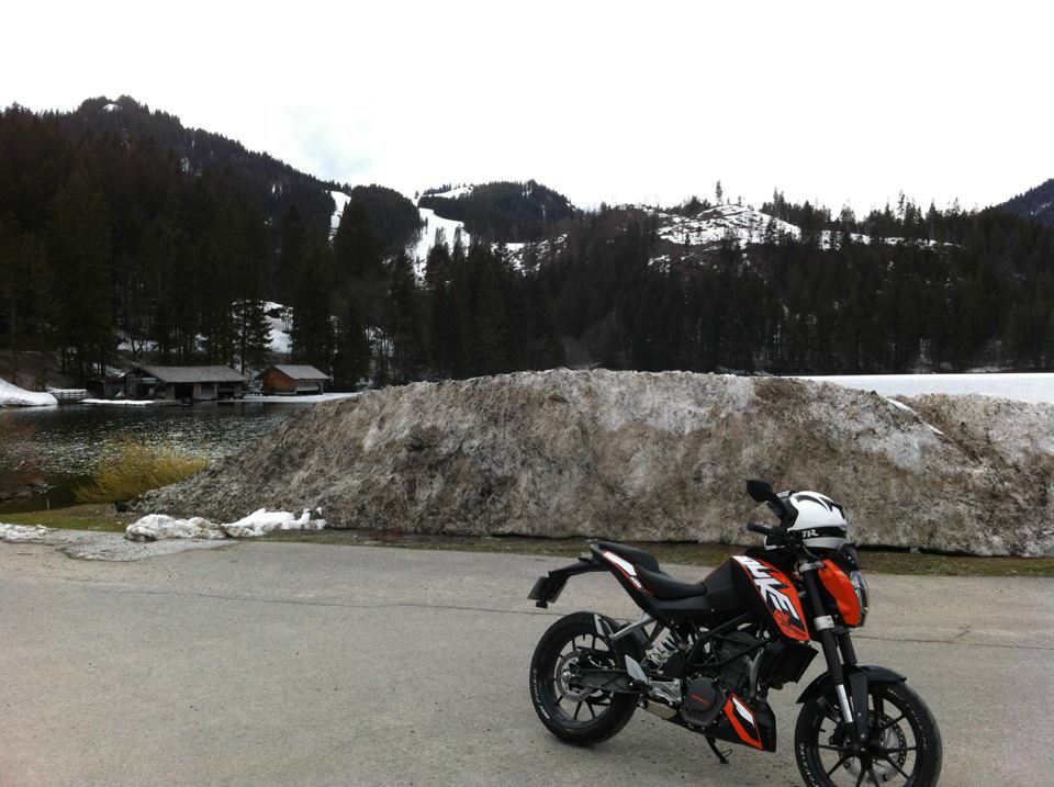 Da Denkt man sich nix fahrt in die Berge und Finde ne menge Schnee