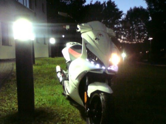 Der Scooter im Licht