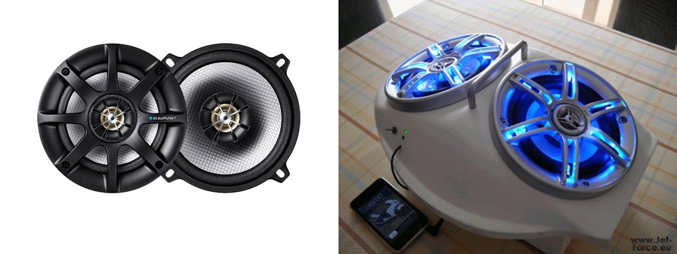 Blaupunkt GTX-542 vs. "ebay Lautsprecher"