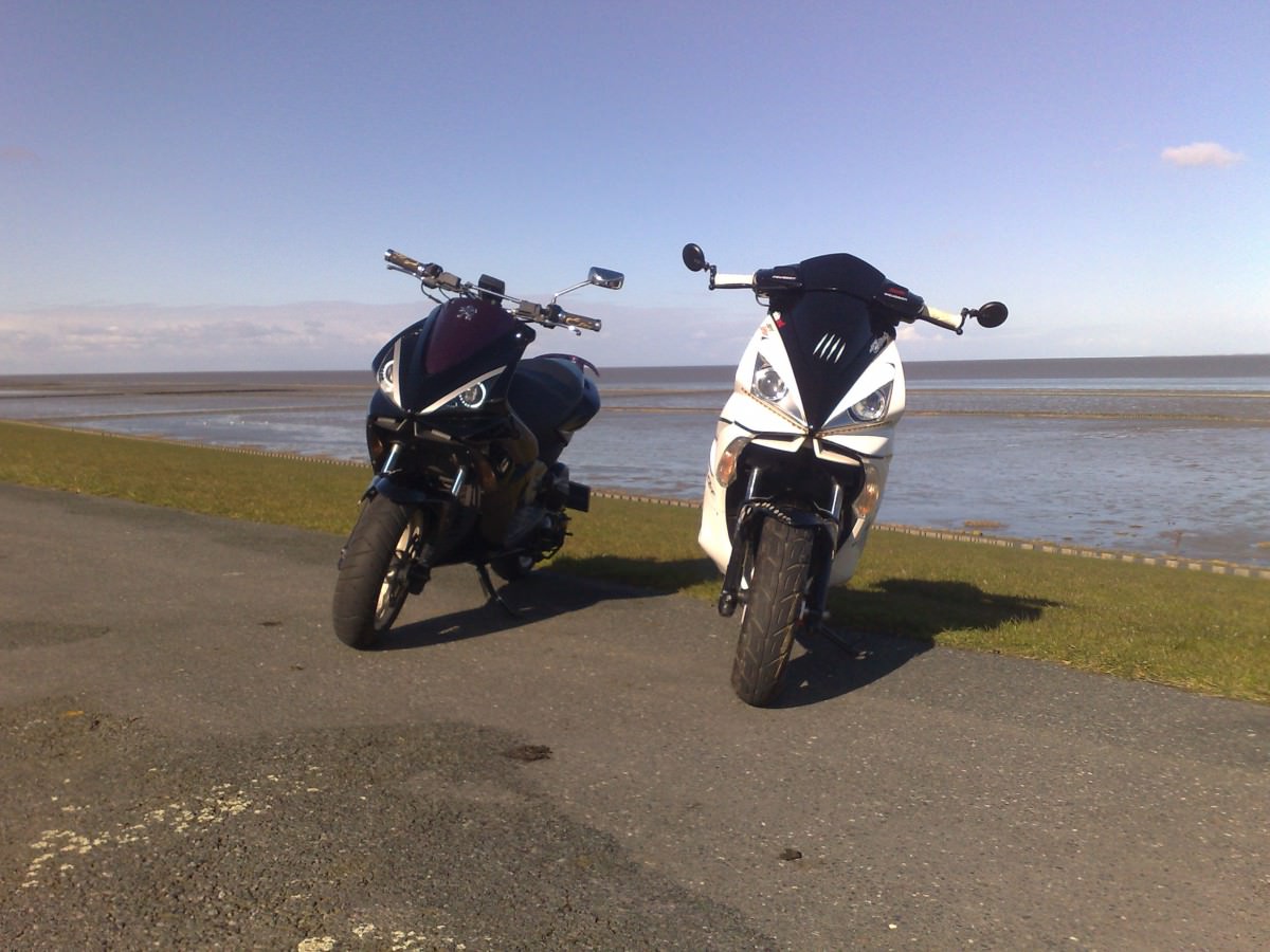 Kleine Rollertour mit dem Asphaltschleifer (Volker) durch Ostfriesland!