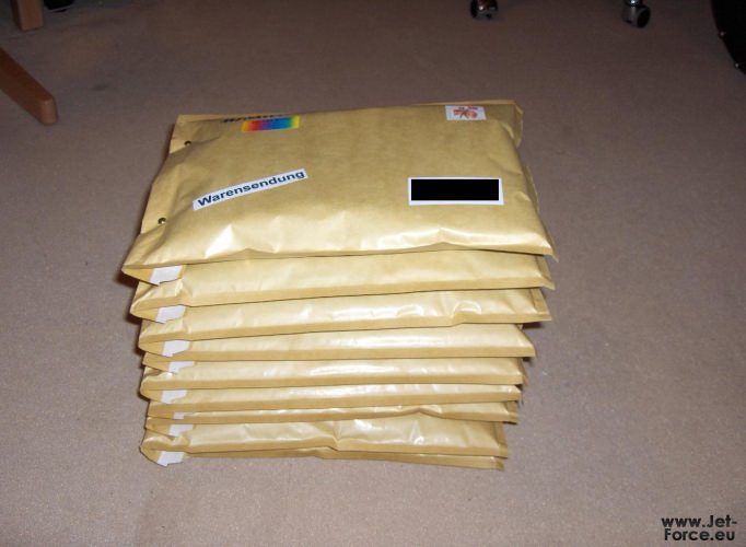 Die ersten Shirts sind unterwegs zu euch ;-)