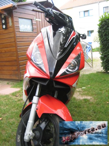 meine front Böser Blick und der motor auf hochturen...