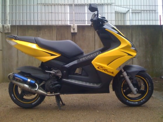 Mein gelber Jetforce 70ccm :)