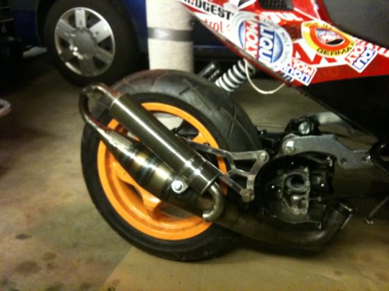 Der roller steht wieder :)